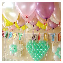 생일파티 깜짝파티 패키지 (헬륨풍선70개,출장장식)