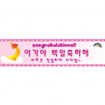 메세지현수막 (공주백일)