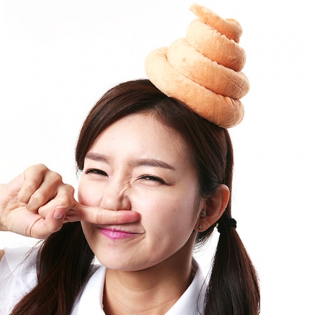 리얼똥머리띠