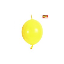 꼬리풍선 15cm 스텐다드 옐로우 (100개)
