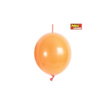 꼬리풍선 30cm 파스텔 피치 (100개)