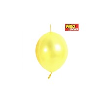 꼬리풍선 30cm 펄 옐로우 (100개)