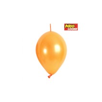 꼬리풍선 30cm 펄 오렌지 (100개)