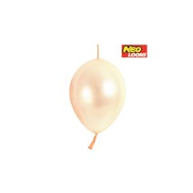 꼬리풍선 30cm 펄 피치 (100개)