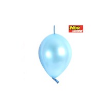 꼬리풍선 30cm 펄 라이트블루 (100개)