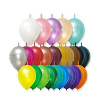 꼬리풍선 30cm 펄 혼합 (100개) - 12인치 링커룬