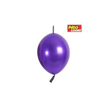 꼬리풍선 15cm 펄 퍼플 (100개)