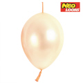꼬리풍선 15cm 펄 피치 (100개)