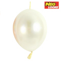 꼬리풍선 15cm 펄 아이보리 (100개)