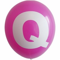 영문 알파벳 이니셜풍선 ( Q )