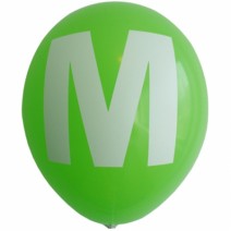 영문 알파벳 이니셜풍선 ( M )