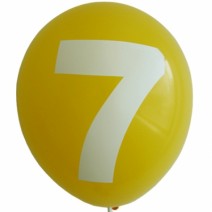 30cm 숫자풍선 ( 7 )