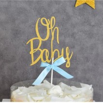 케익데코픽 Oh Baby 골드