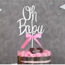 케익데코픽 Oh Baby 실버