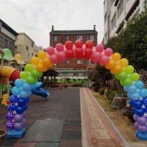 도트포인트 풍선아치(울산풍선아치출장장식)